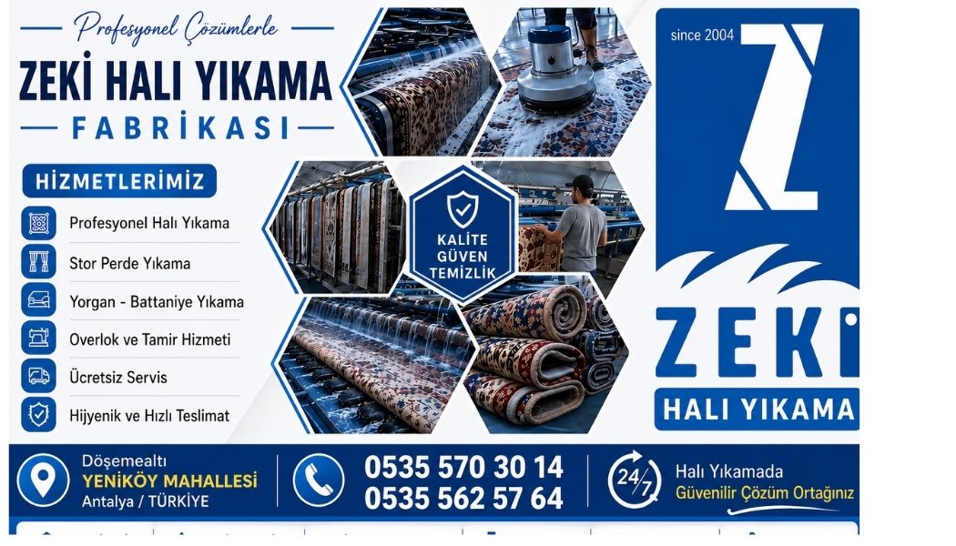 Antalya Döşemealtı Yeniköy Halı Yıkama